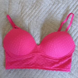 NWOT Hot Pink VS 34C Bra